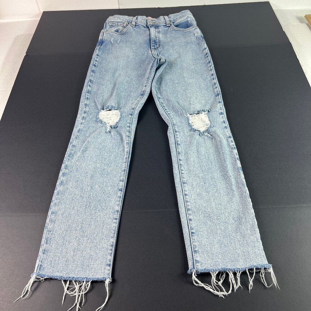 Revice Jean Women 26x27 Uptown Rising Star High Rise Blue Back Seam Denim Tag 26
